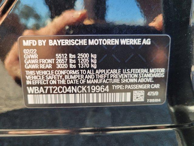used 2022 BMW 740 car, priced at $45,563