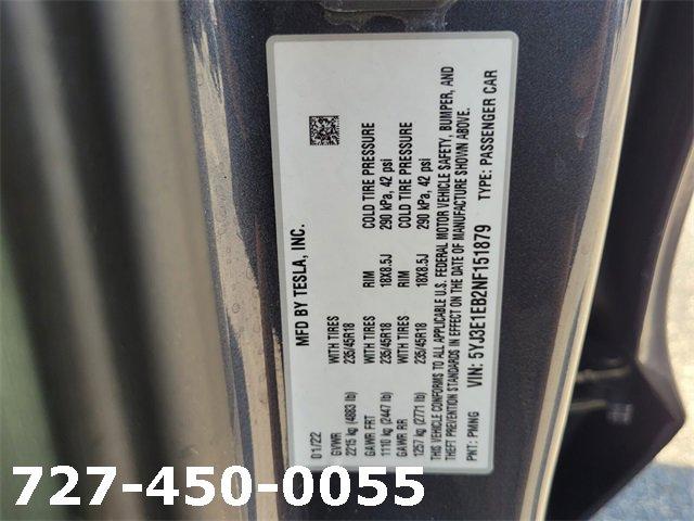 used 2022 Tesla Model 3 car, priced at $25,688