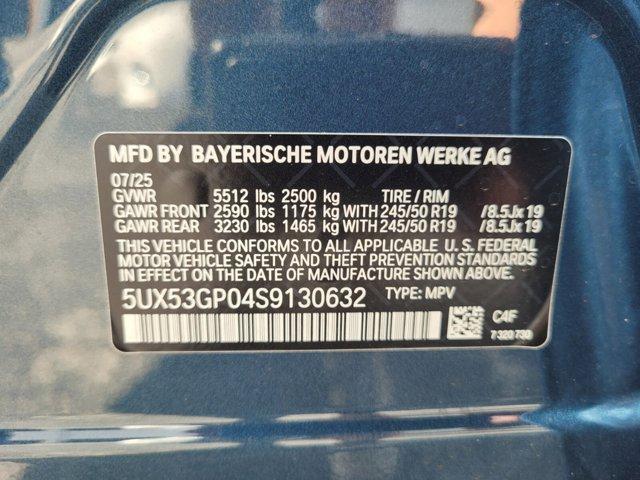 new 2025 BMW X3 car, priced at $53,860