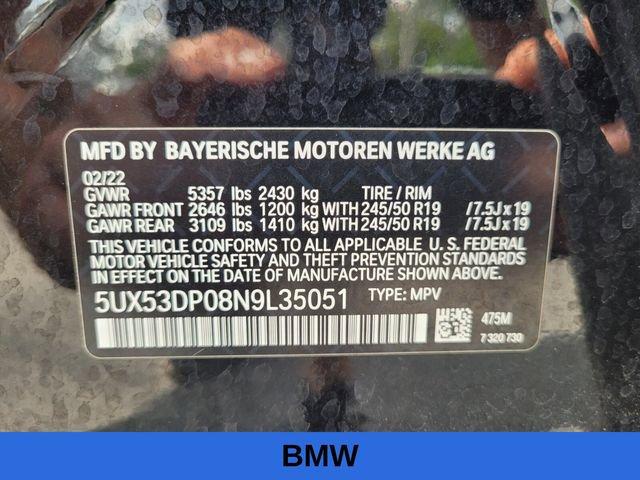 used 2022 BMW X3 car, priced at $35,988