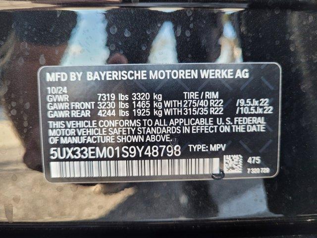 new 2025 BMW X7 car, priced at $101,987