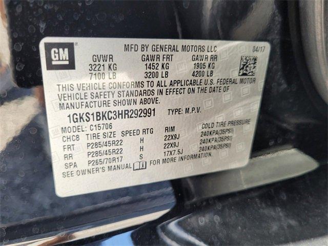 used 2017 GMC Yukon car, priced at $27,488