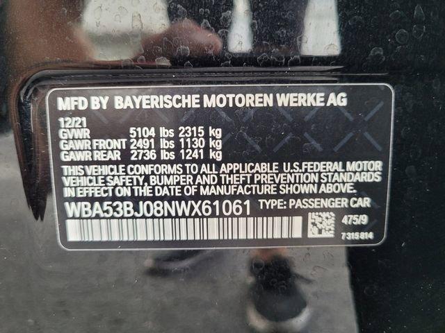 used 2022 BMW 540 car, priced at $42,241