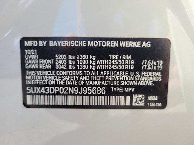 used 2022 BMW X3 car