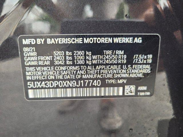 used 2022 BMW X3 car, priced at $28,951