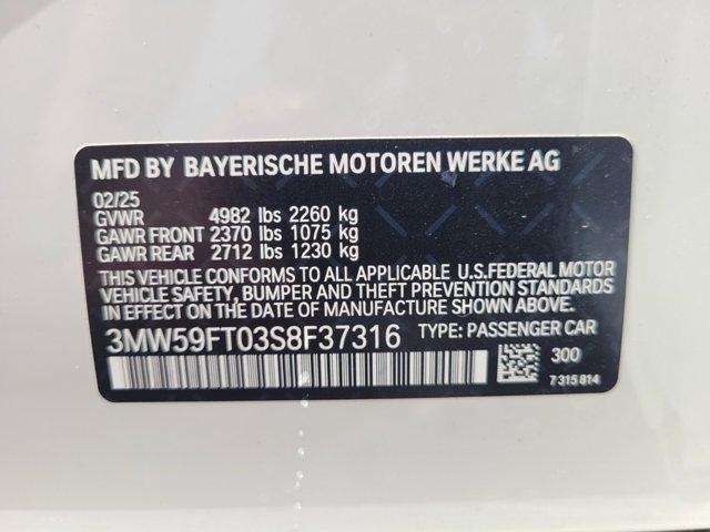 new 2025 BMW M340 car, priced at $66,305