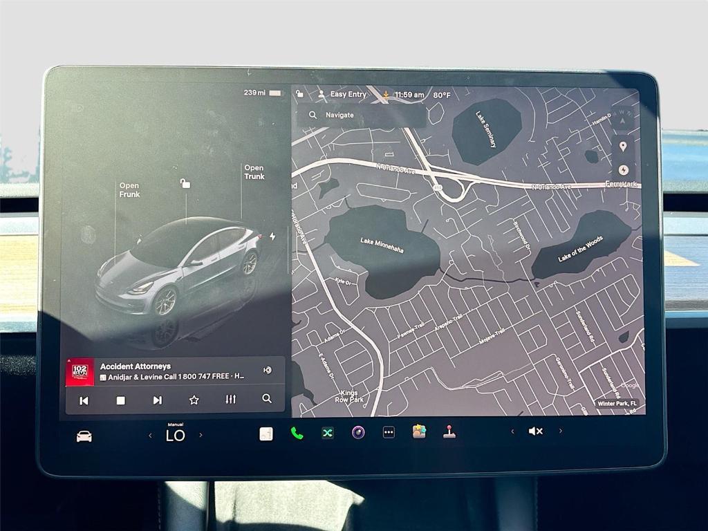 used 2023 Tesla Model 3 car, priced at $23,995