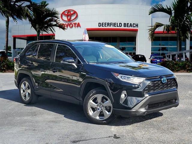 used 2021 Toyota RAV4 Hybrid car, priced at $30,195