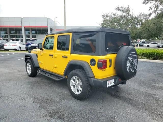 used 2021 Jeep Wrangler Unlimited car, priced at $28,695