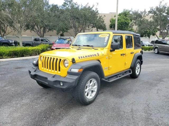 used 2021 Jeep Wrangler Unlimited car, priced at $28,695