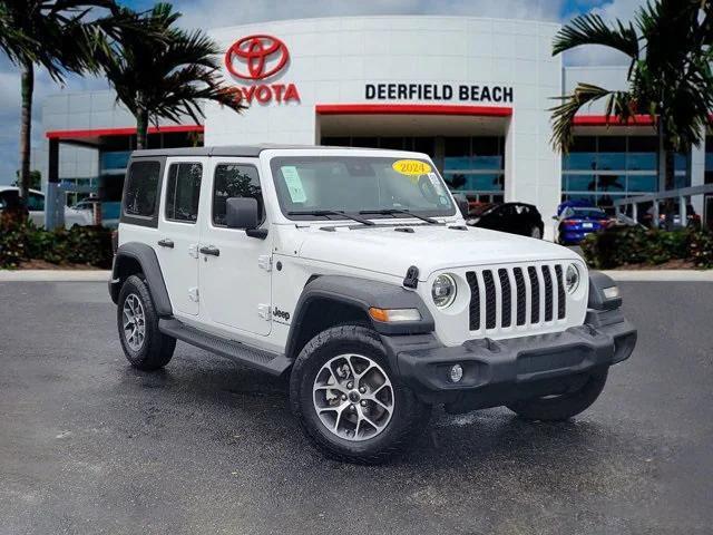 used 2024 Jeep Wrangler car, priced at $37,495