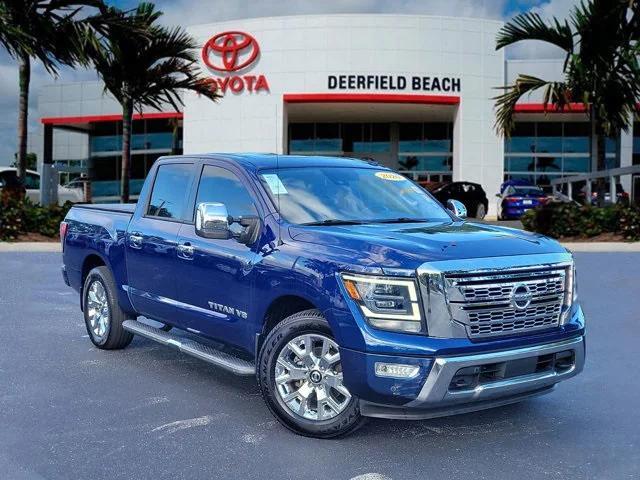 used 2020 Nissan Titan car, priced at $27,595