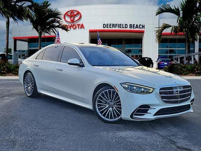 used 2022 Mercedes-Benz S-Class car, priced at $79,859