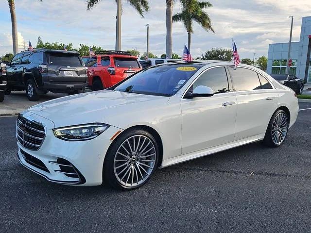 used 2022 Mercedes-Benz S-Class car, priced at $79,859
