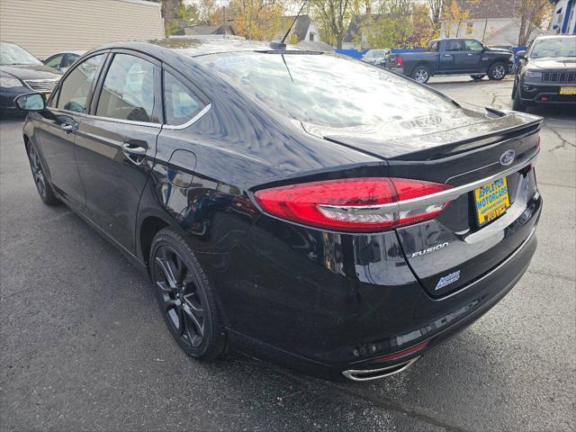 used 2018 Ford Fusion car, priced at $15,495