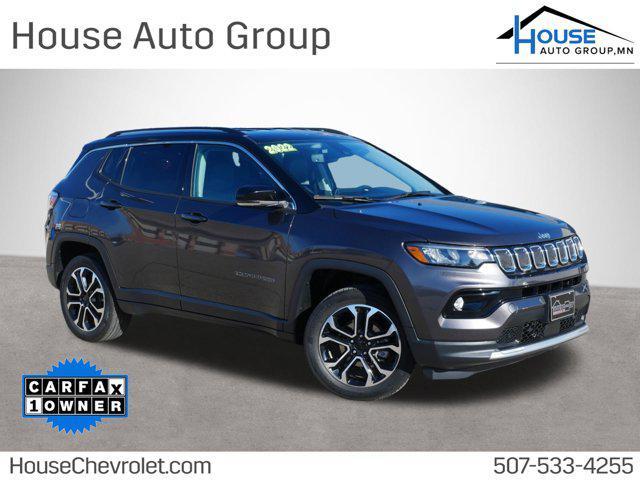 used 2022 Jeep Compass car, priced at $24,499