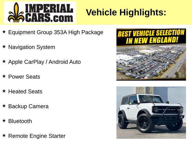 used 2023 Ford Bronco car, priced at $47,977