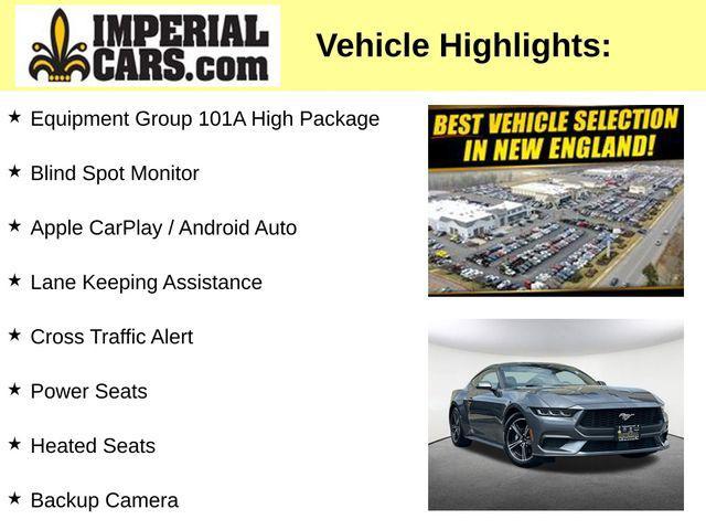 used 2024 Ford Mustang car, priced at $33,634