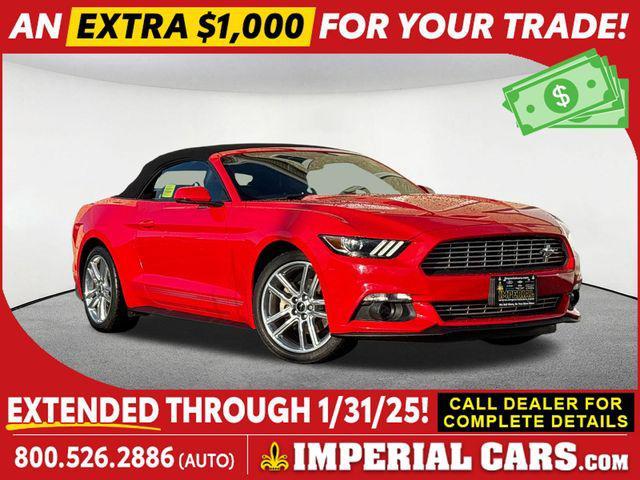 used 2017 Ford Mustang car, priced at $20,977