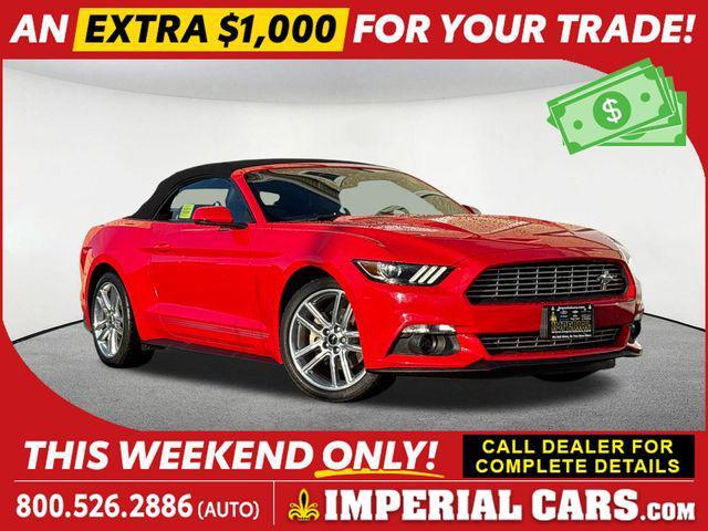 used 2017 Ford Mustang car, priced at $21,322