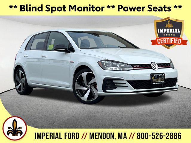 used 2021 Volkswagen Golf GTI car, priced at $25,477