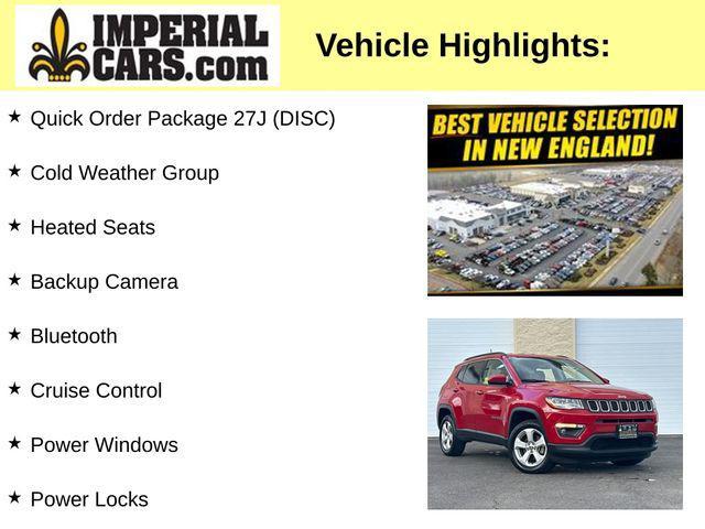 used 2019 Jeep Compass car, priced at $16,471