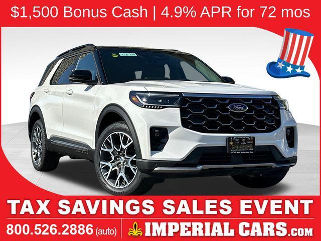 new 2025 Ford Explorer car, priced at $62,119