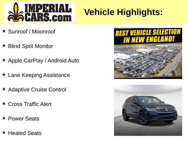 used 2022 Volkswagen Tiguan car, priced at $25,347