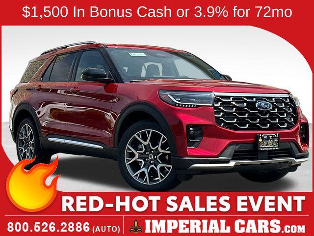 new 2025 Ford Explorer car, priced at $56,847
