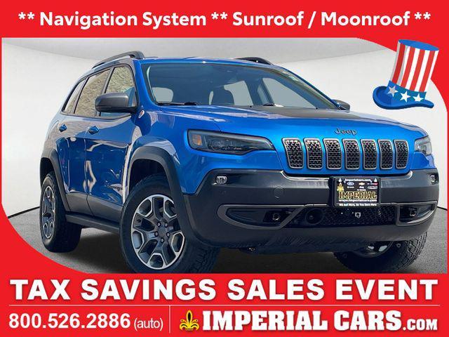 used 2021 Jeep Cherokee car, priced at $23,977
