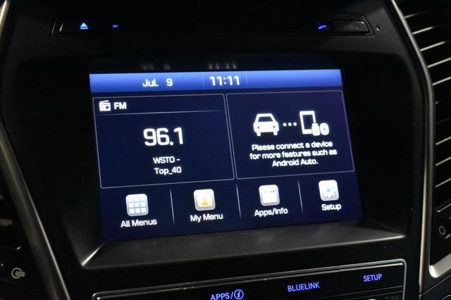 used 2017 Hyundai Santa Fe car, priced at $9,990