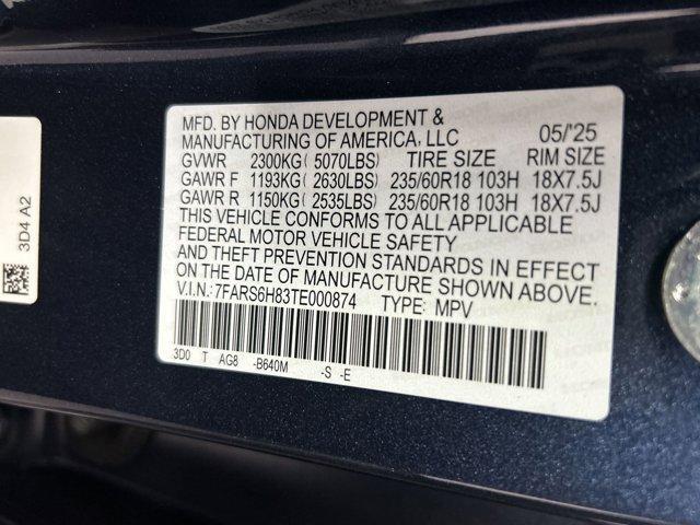 new 2026 Honda CR-V Hybrid car, priced at $40,190
