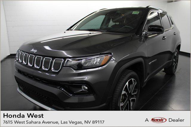 used 2022 Jeep Compass car, priced at $23,198