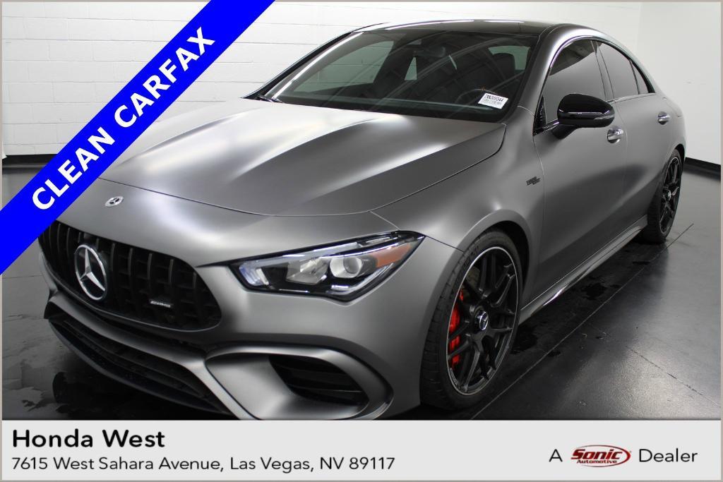 used 2022 Mercedes-Benz AMG CLA 45 car, priced at $46,998