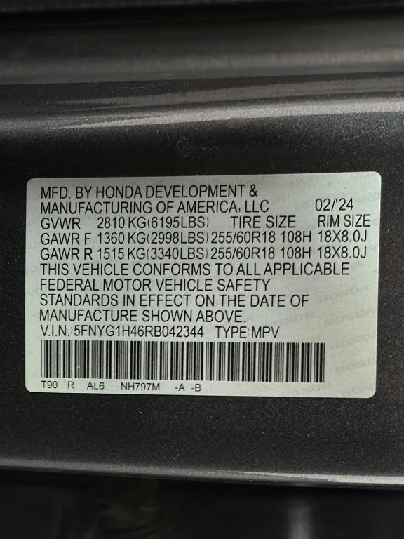 used 2024 Honda Pilot car, priced at $34,997