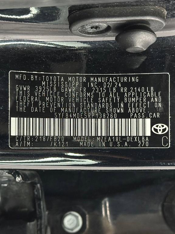 used 2024 Toyota Corolla car, priced at $19,798