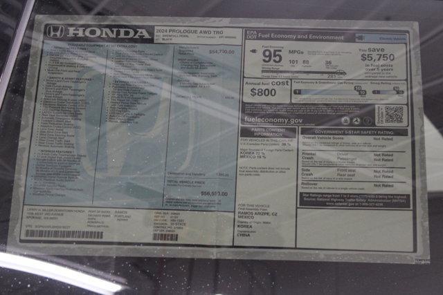 new 2025 Honda Prologue car, priced at $50,335