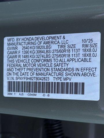 new 2026 Honda Passport car, priced at $55,600