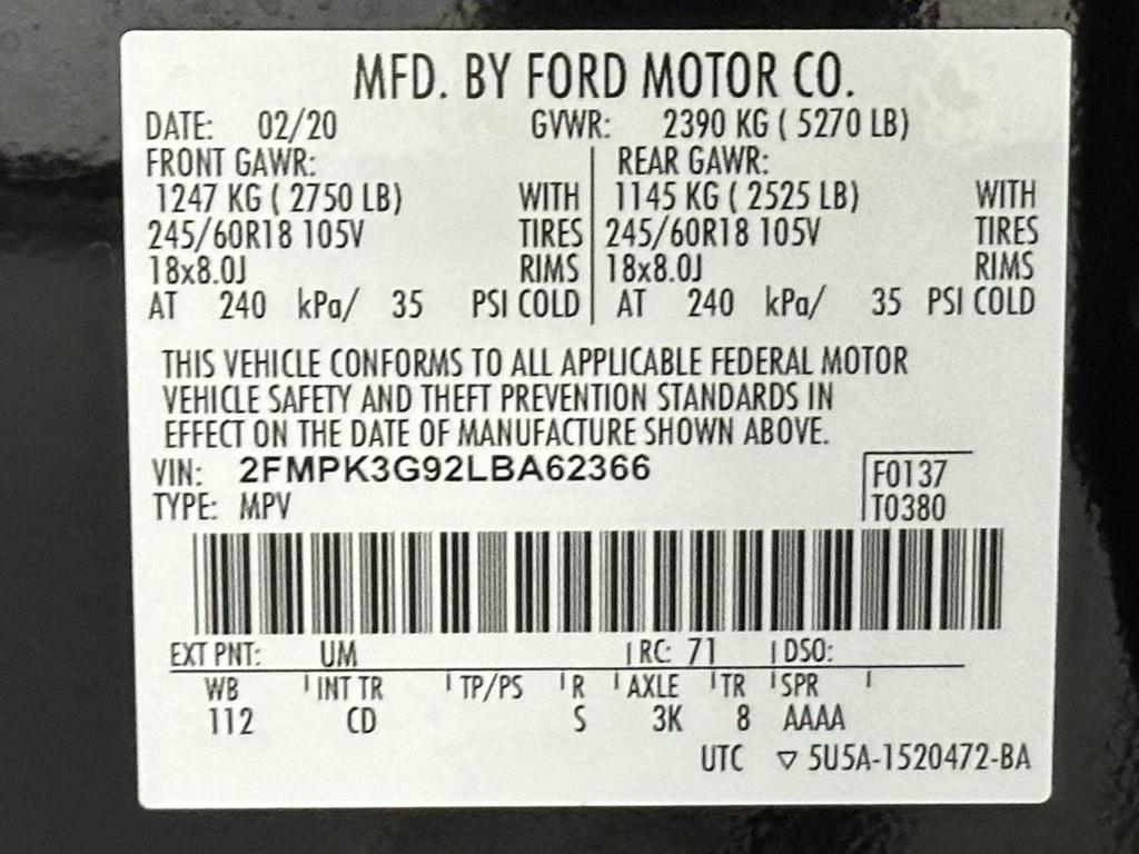 used 2020 Ford Edge car, priced at $13,499