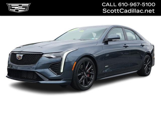 used 2022 Cadillac CT4-V car, priced at $42,000