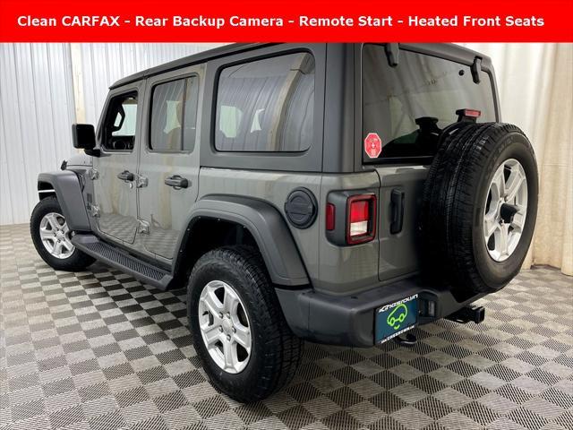 used 2021 Jeep Wrangler Unlimited car, priced at $23,995