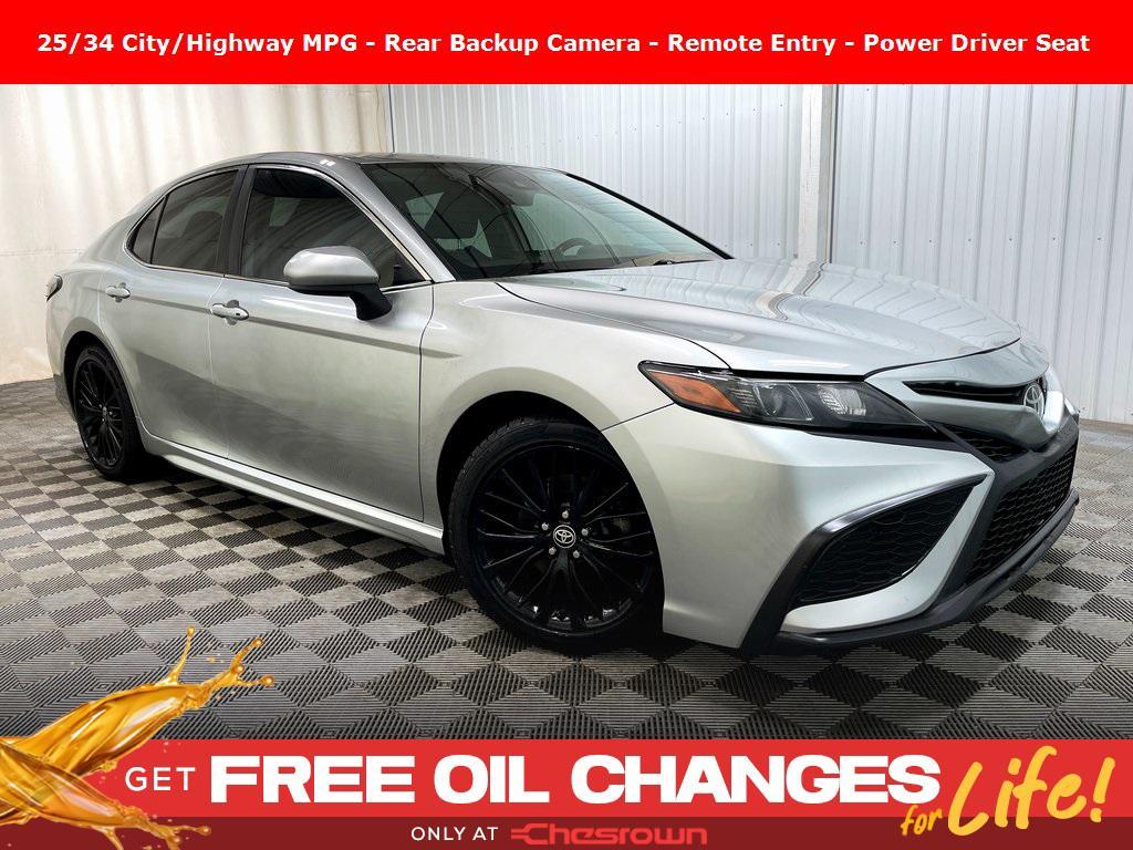 used 2021 Toyota Camry car, priced at $22,399