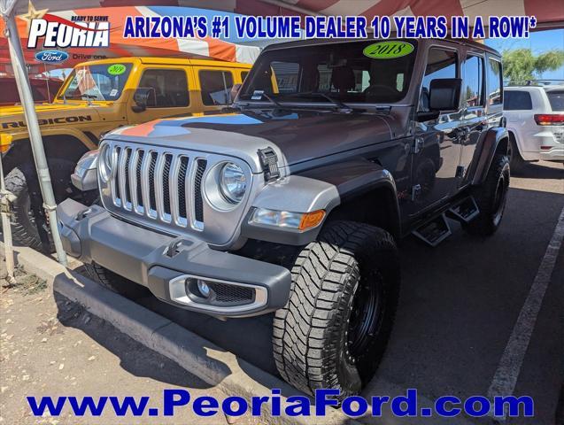 used 2018 Jeep Wrangler Unlimited car, priced at $27,881