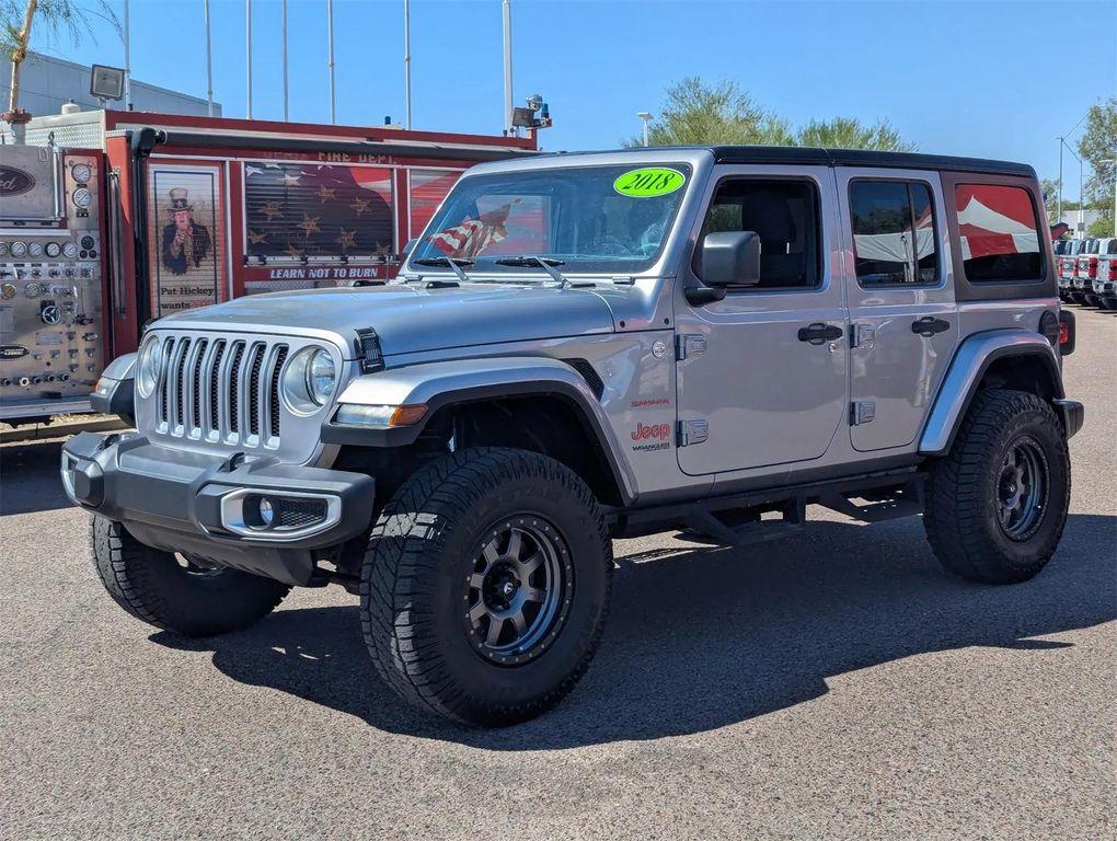 used 2018 Jeep Wrangler Unlimited car, priced at $27,881