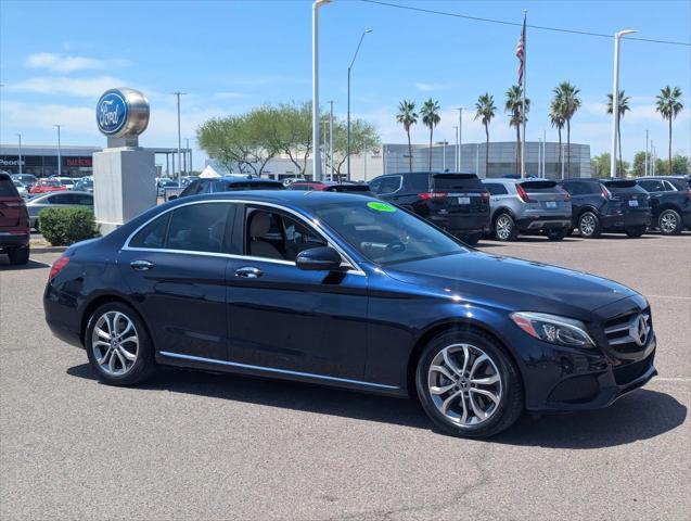 used 2018 Mercedes-Benz C-Class car, priced at $19,581