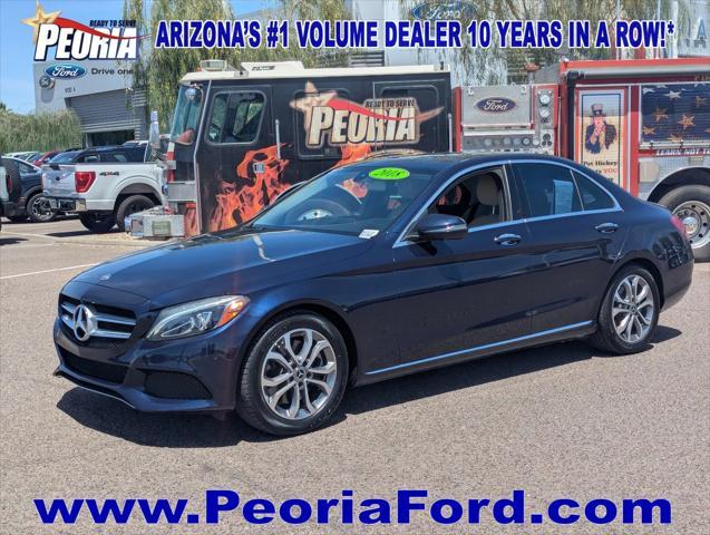 used 2018 Mercedes-Benz C-Class car, priced at $19,581