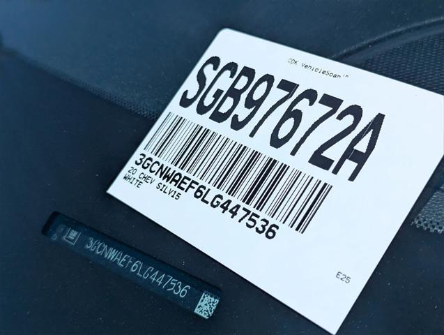 used 2020 Chevrolet Silverado 1500 car, priced at $20,991