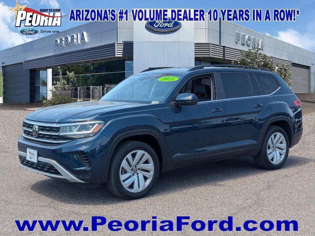 used 2021 Volkswagen Atlas car, priced at $23,858