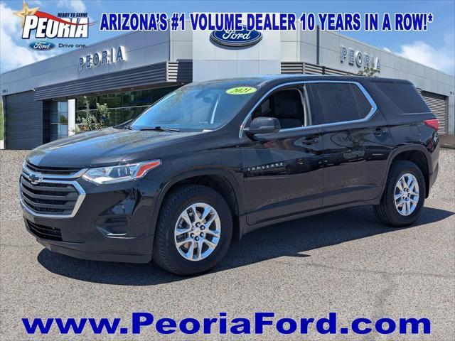 used 2021 Chevrolet Traverse car, priced at $21,495