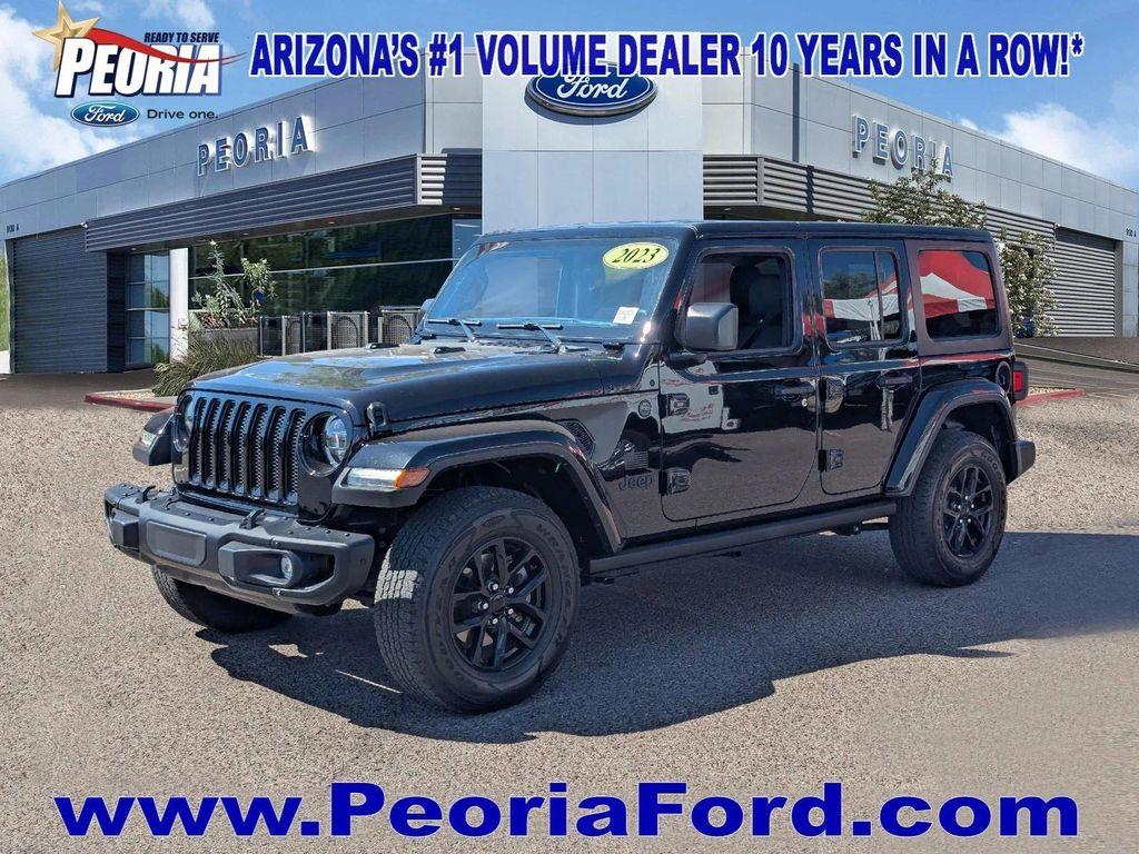 used 2023 Jeep Wrangler car, priced at $29,886